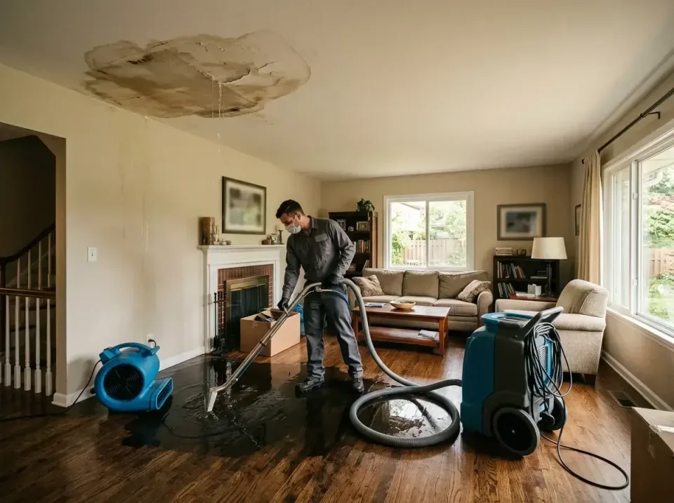 attic-pipe-burst-ceiling-drip-008 — frequently asked questions, Water Damage Restoration & Carpet Care in Hiawatha, KS